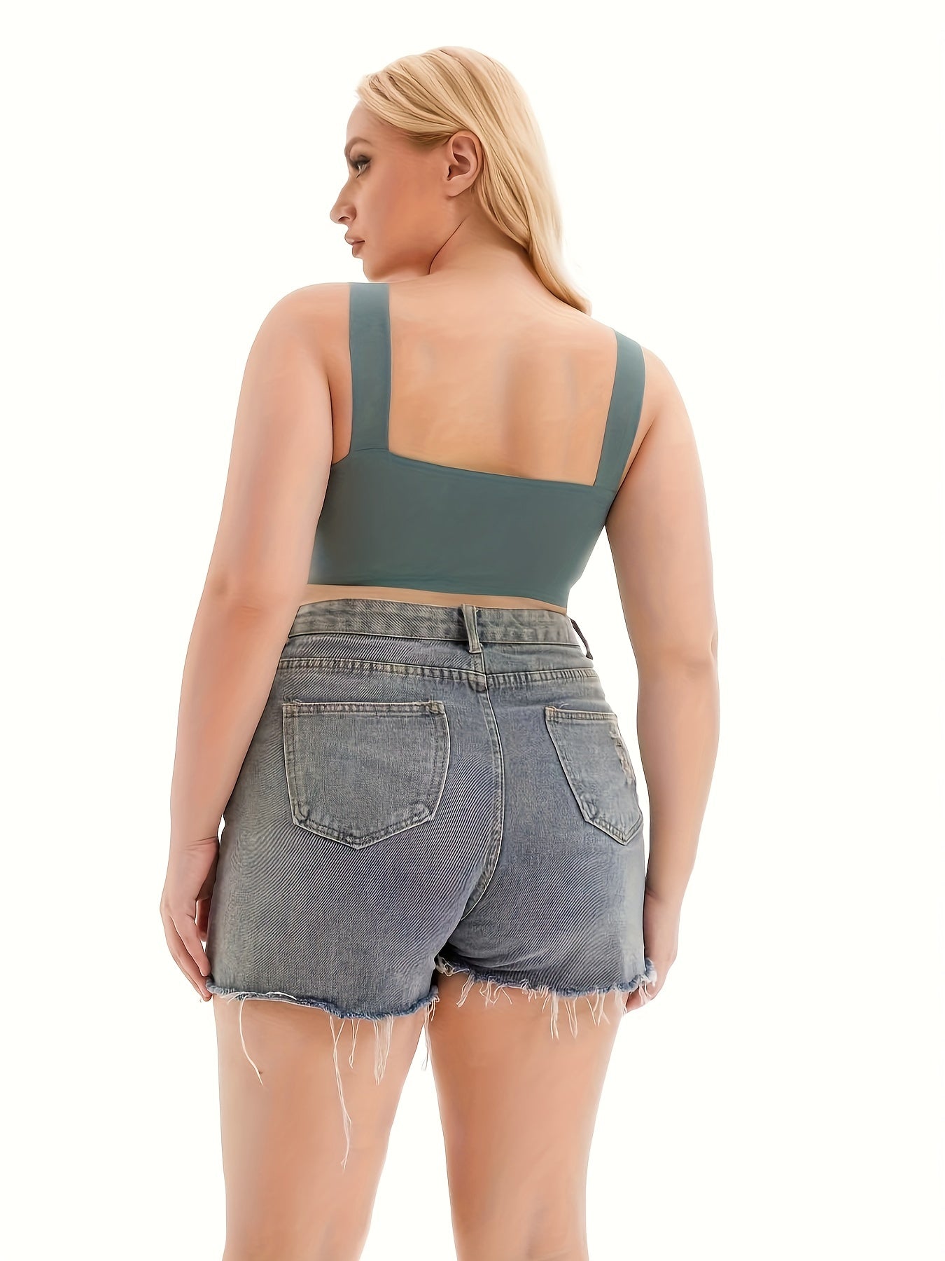 Women's Seamless Wireless Sports Bra Plus Size