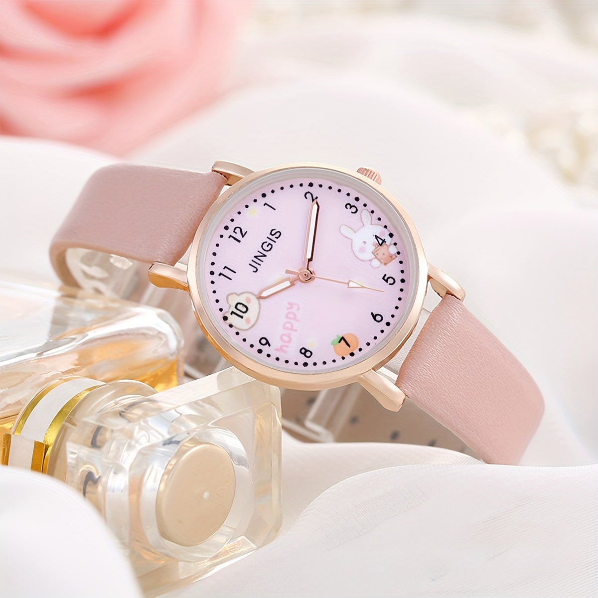Rabbit Cartoon Quartz Watch for Students