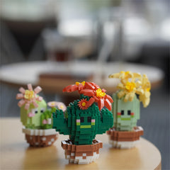 Gift Cactus Block Decorative Ornament, Christmas & Halloween