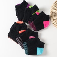 6 Pairs Creative Block Men's Crew Sports Socks Comfy Knitted Stockings
