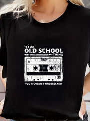 Loose Casual T Shirts Crew Neck Short Sleeve Comfort Active