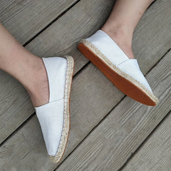 Men's Casual Slip-On Espadrilles Loafer Shoes