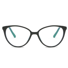 Cat Eye Light Blocking Glasses Clear Lens Anti Eyestrain for Women Men