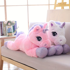 110cm Unicorn Plush Toy Soft Rainbow Stuffed Animal