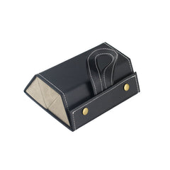 3pcs PU Leather Glass Storage Box Set