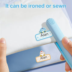 24pcs Custom Waterproof Clothing Name Labels Iron-On for 20 Seconds