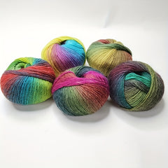 2pcs Colored Yarn Hand Knitting Yarn Crochet Yarn - 100g