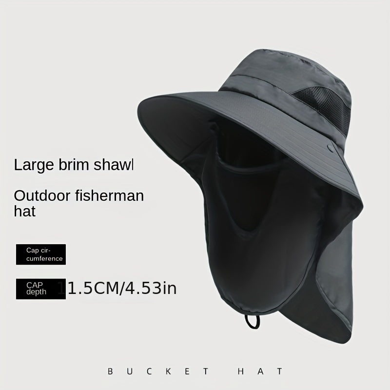 UV Resistant Bucket Hat for Fishing Camping Hiking Protection