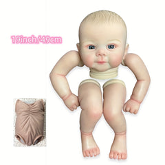 19" 48 Painted Reborn DIY Julieta Realistic Vinyl Baby Doll Kit Veins Visible