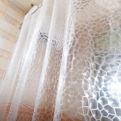 PEVA Clear Shower Curtain Waterproof 180x180cm