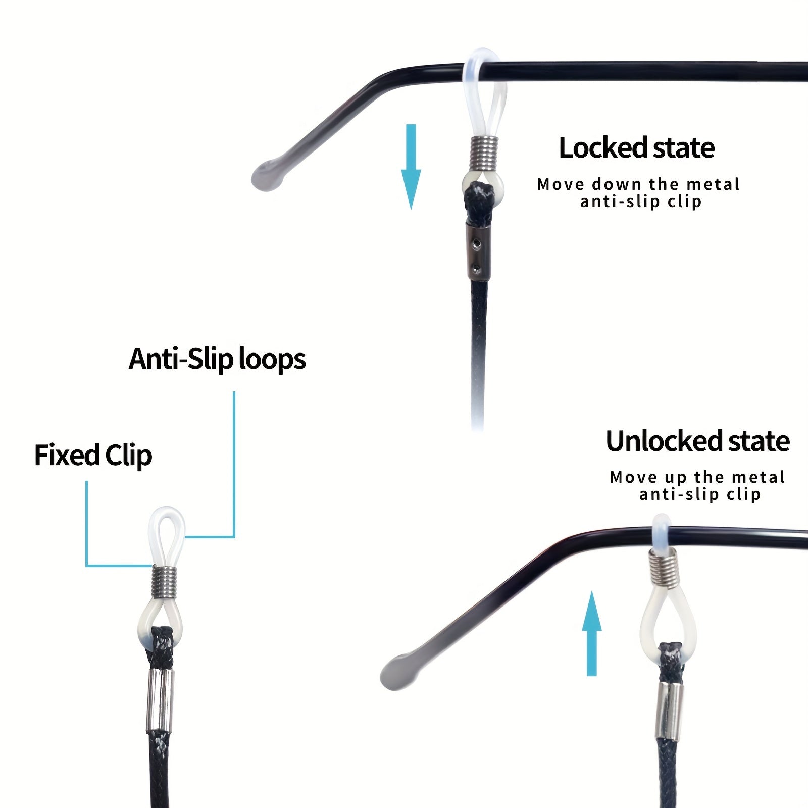 Glasses Strap Holder Anti Slip Neck Cord Mom's Gift