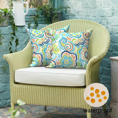 Waterproof Double Sided Printed Linen Outdoor Pillowcase 45x72cm