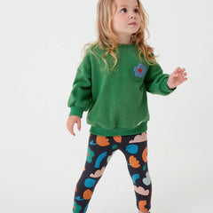 Toddler Girl's Floral 2pcs Sweatshirt & Leggings Set Casual Outfits