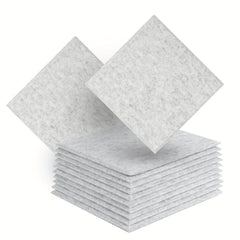 12pcs Gray Sound Absorbing Board Insulation Cotton Fireproof Material