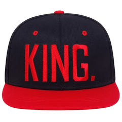 Men's Outdoor Baseball Cap Casual Hat KING Embroidery Hip Hop Hat