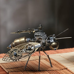 Steampunk Mechanical Bee 3D Puzzle Metal Insect Kit DIY Craft Gift