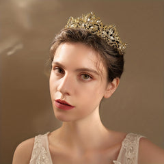 Crystal Crown Prince Queen Style Headband Alloy Tiara Hair Accessories