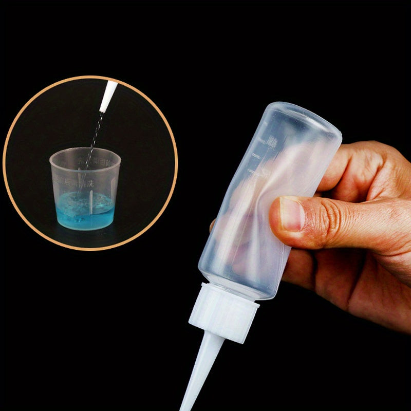4pcs 40ml Self Leveling Construction Bottles with Pointed Mouth