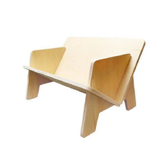 Tilted Wood Bookcase Desktop Storage for Home Office & Living Room