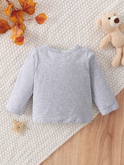 Boys Like Daddy Graphic T-shirt Kids Casual Pullover
