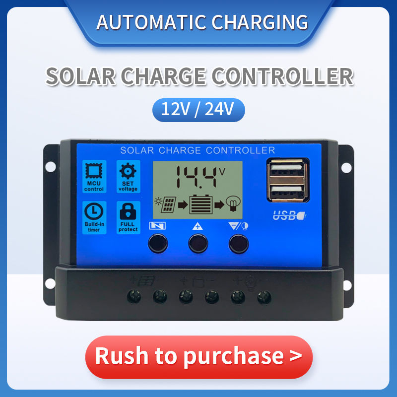 1pc Solar Charge Controller 12v24v Auto Charge & Discharge for Lead acid & Lithi