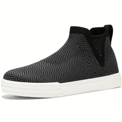 Wave Pattern Slip-on Casual Sneakers For Women