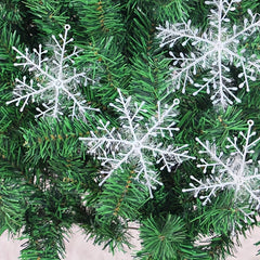 12pcs Christmas Tree Decoration Snowflake Christmas Pendant