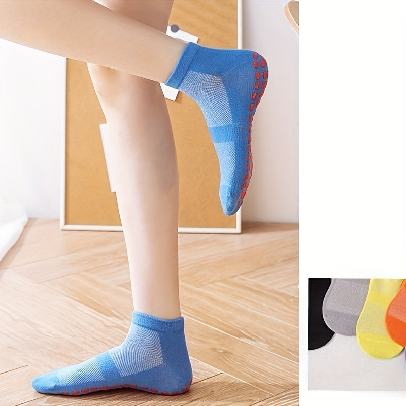 Solid Education Yoga Socks Women Breathable Non-slip Low Top Thin Socks
