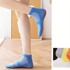 Solid Education Yoga Socks Women Breathable Non-slip Low Top Thin Socks