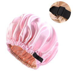Adjustable Satin Bonnet for Women Double Layer Sleeping Cap