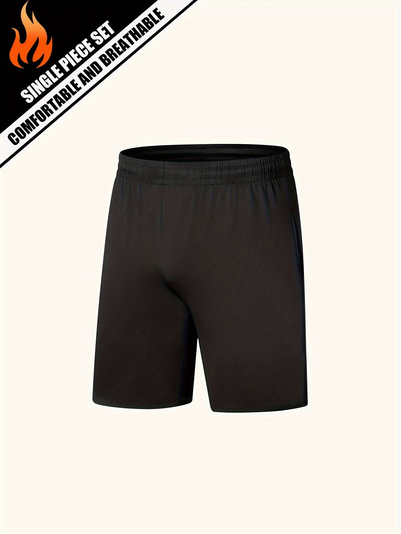 Men's Quick Drying Casual Shorts Elastic Waist Drawstring