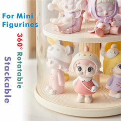 360 Rotatable Display Case Anime Figure Storage Box