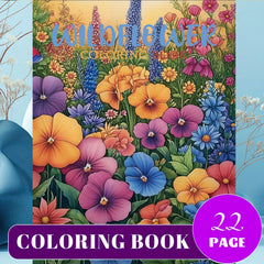 Flower and Plant Coloring Book for Adults