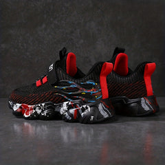 Boy's Running Shoes Anti skid Breathable Sneakers For School