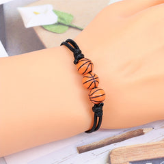 Sports Personality Bracelet Football Basketball Rugby Jewelry Decoration