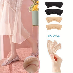 Heel Insoles Patch Pain Relief Anti-Wear Cushion Pads Feet Care Adhesive Back