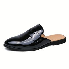 Men's Comfy Backless Loafers Casual Mules