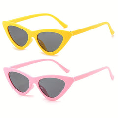 2 Pairs Triangle Cat's Eye Sunglasses for Men