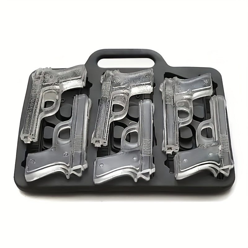 1pc Gun Bullet Ice Cube Maker Tray DIY Bar Accessories 3D Mold Chocolate