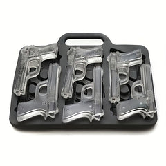 1pc Gun Bullet Ice Cube Maker Tray DIY Bar Accessories 3D Mold Chocolate
