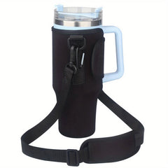 Water Bottle Carrier Bag for 30-40oz Tumbler with Adjustable Strap