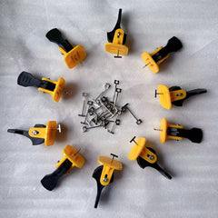 Yellow Ceramic Tile Leveling System 20pcs Bundle