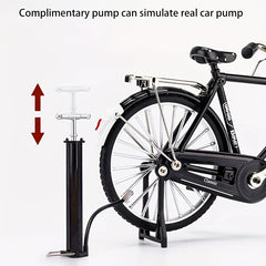 Alloy 28 Big Bar Toy Car Model Bicycle Ornaments Simulation Car Assembly DIY Shr