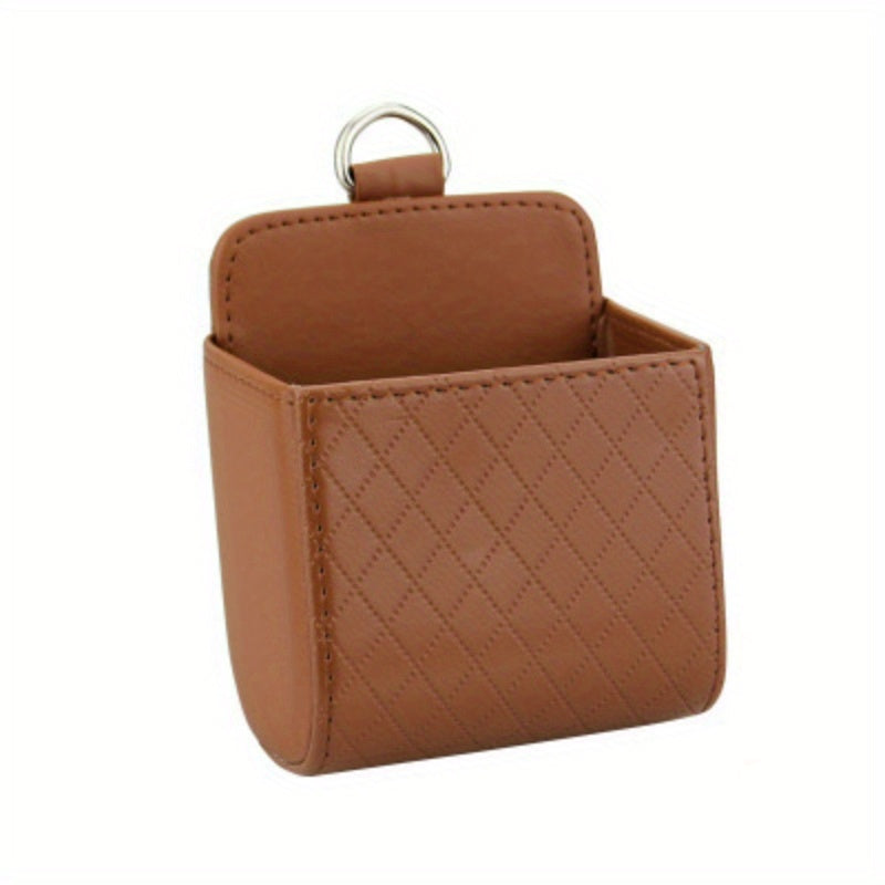 Car Air Outlet Storage Bag for Mobile Phone Change Sundries
