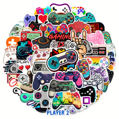 50 Pcs Game Console Graffiti Sticker Waterproof Sticker