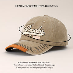 Distressed Vintage Baseball Cap Unisex Embroidered Dad Hat Adjustable Sports Hat