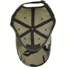 Brazil Flag Camo Army Cap Curved Brim Climbing Sunshade Cap