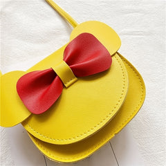 Kids Girls Mouse Ear Bow Crossbody Bag with Strap