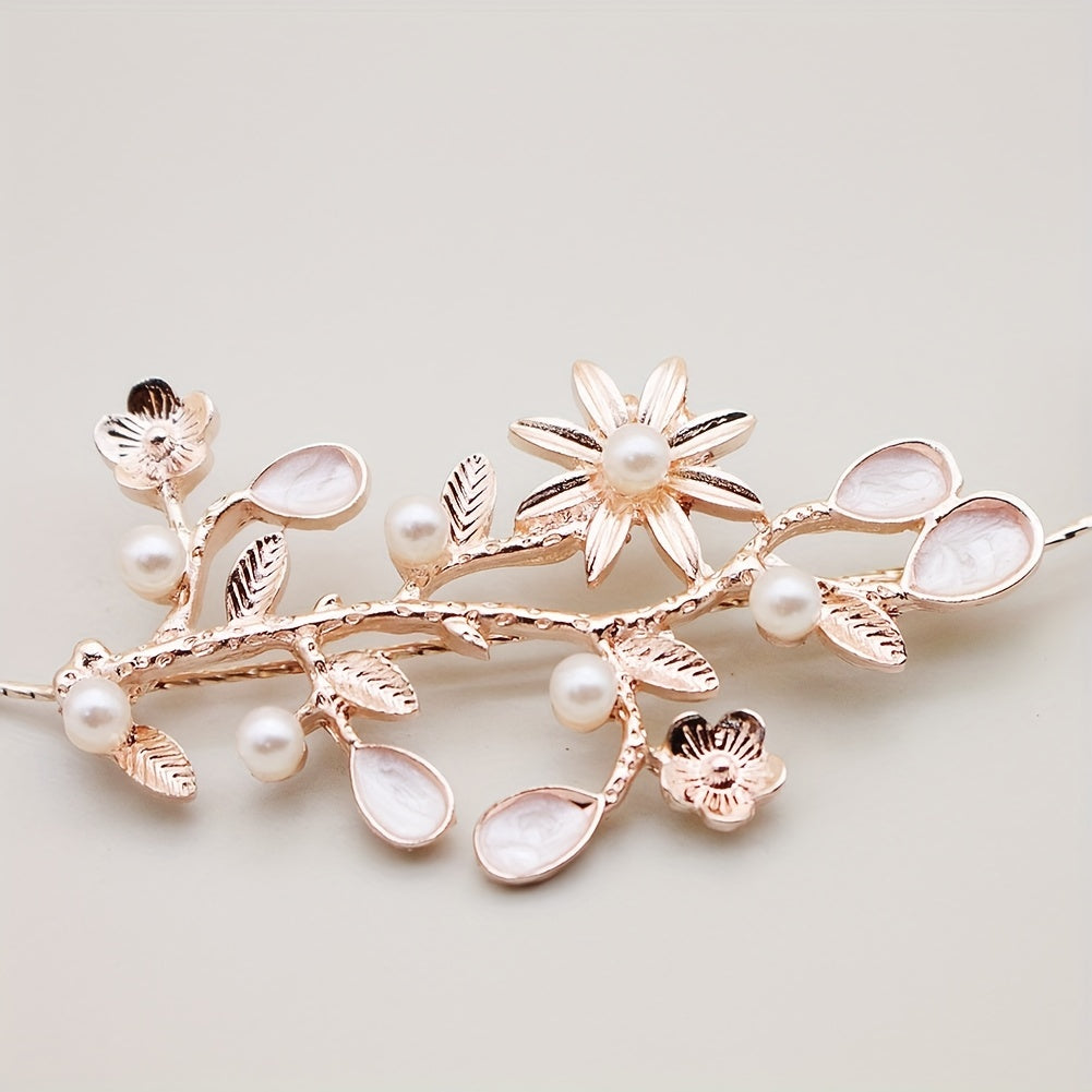 Bridal Flower Headband Rhinestone Hair Accessories Wedding Headdress