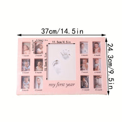 12 Month Growth Clay Frame Set - Perfect Baby Shower Gift